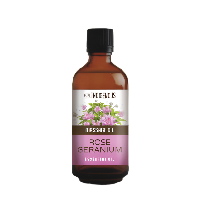 Rose Geranium Massage Oil 100ml | ZestySpiritz™
