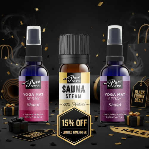 Three bottles of Exercise Companion products on a black background with promotional text.