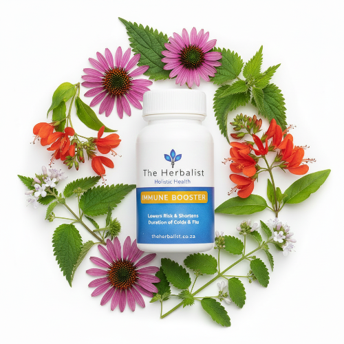 Immune_Booster_60_Caps in natural setting_ZestySpiritz 